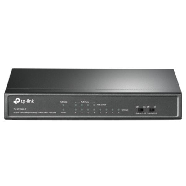 Switch TP Link 8 Puertos PoE 10/100 Mbps TL-SF1008LP