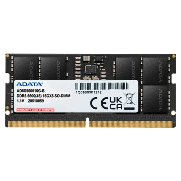 ADATA RAM DDR5 16GB 5600MHz SODIMM para Laptop