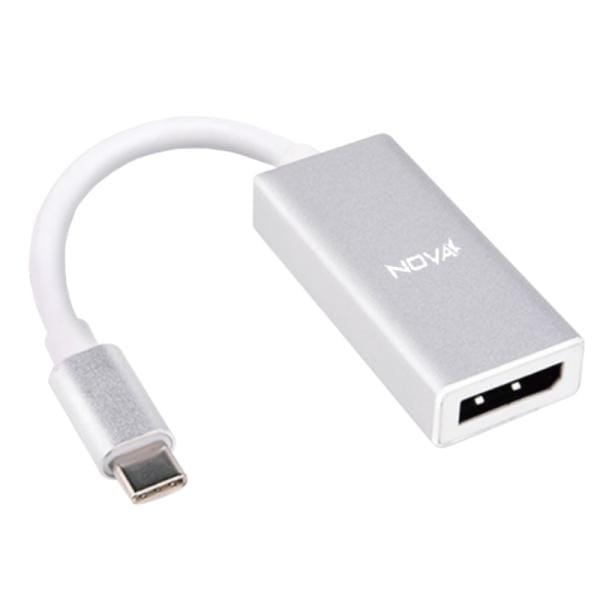 Adaptador USB-C a DisplayPort NOVA 0.15M Blanco