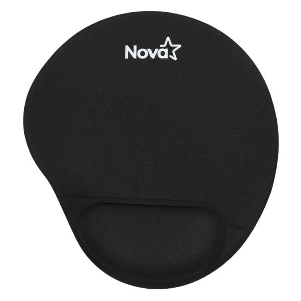 Mouse Pad Ergonómico Nova Gel Grande Negro 8.5×10″