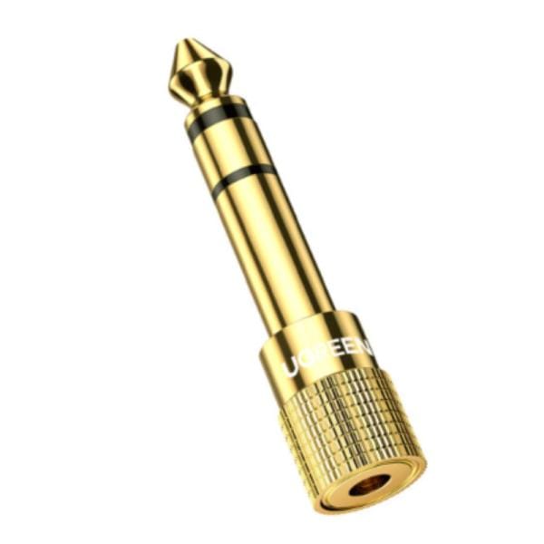 Adaptador Audio UGREEN 20503 6.5mm a 3.5mm Dorado