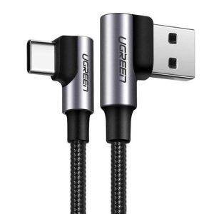 cable USB-A ángulo recto a USB-C