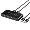 hub KVM USB 2 puertos