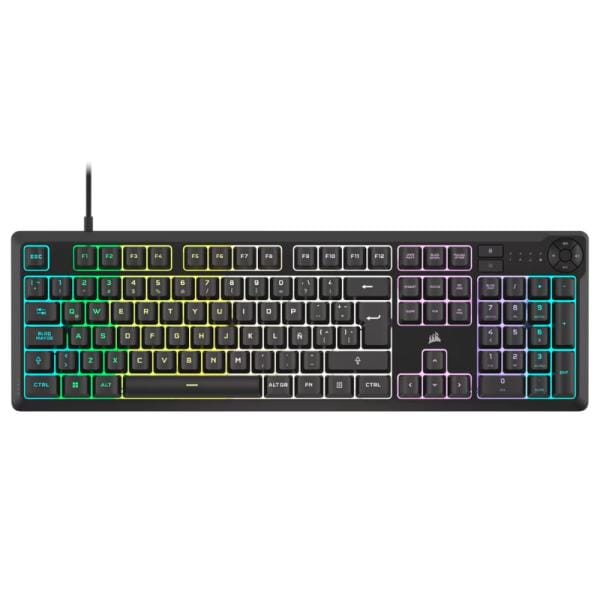 Teclado Gaming RGB Corsair K55 Core – Membrana Negro