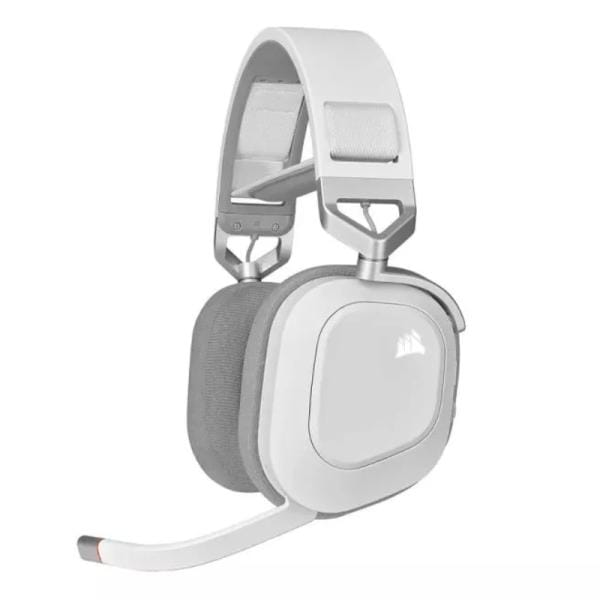 Headset Gaming Inalámbrico Corsair HS80 RGB Blanco