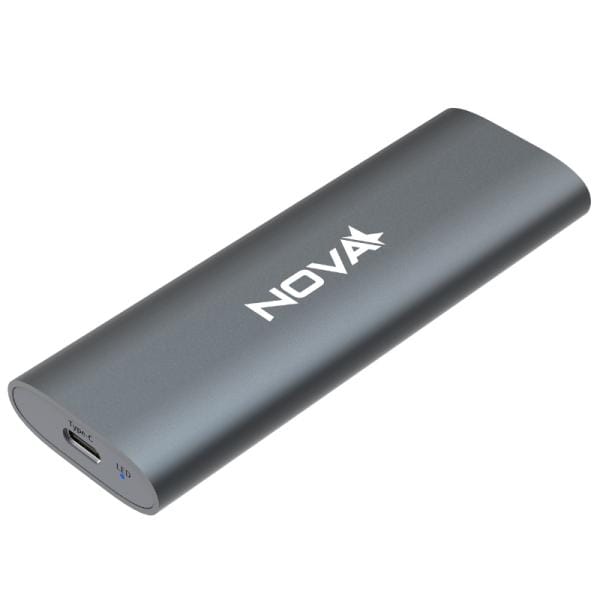 Encapsulador USB 3.2 NOVA M.2 NVMe Portátil Gris