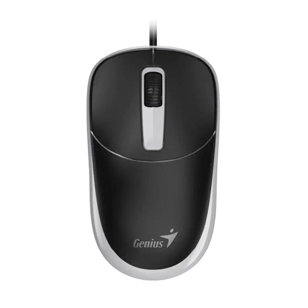 Mouse Óptico Alámbrico USB Genius DX-123 1200DPI Negro