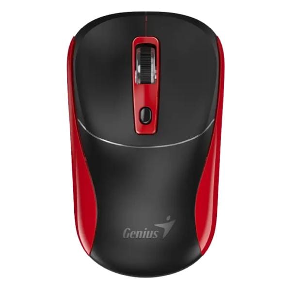 Mouse Genius NX-7123 Inalámbrico Ambidiestro Negro/Rojo
