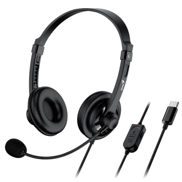 Headset USB-C Genius HS-230U Negro