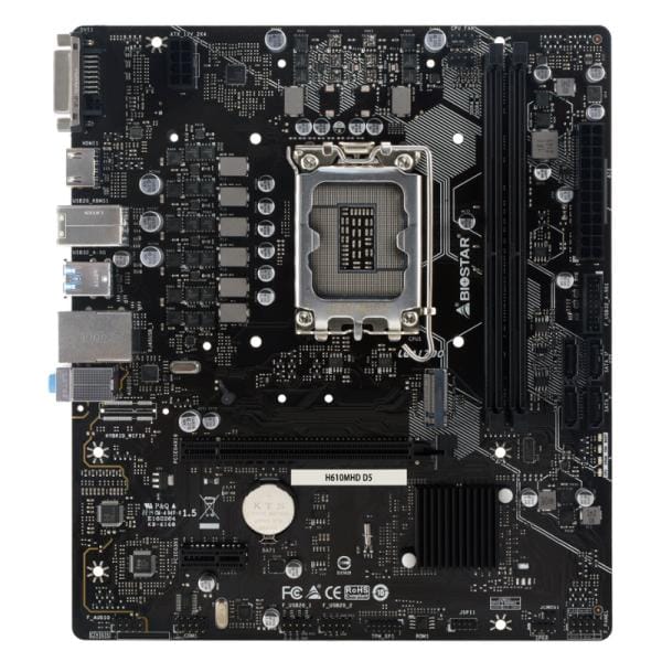Biostar H610MHD D5 – Tarjeta Madre DDR5 Micro-ATX LGA 1700