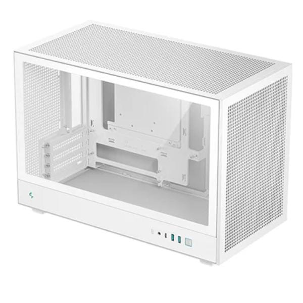 Case Mini Tower RGB Deepcool CH260 Blanco Vidrio
