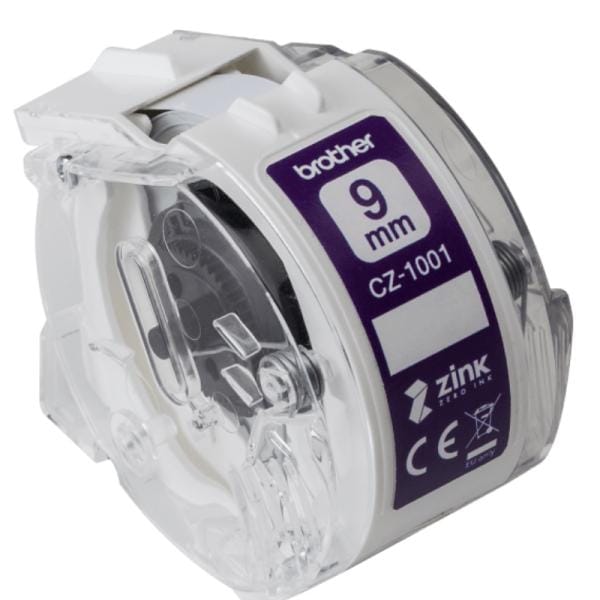 Etiquetas Continuas Brother CZ1001 9mm x 5m Color