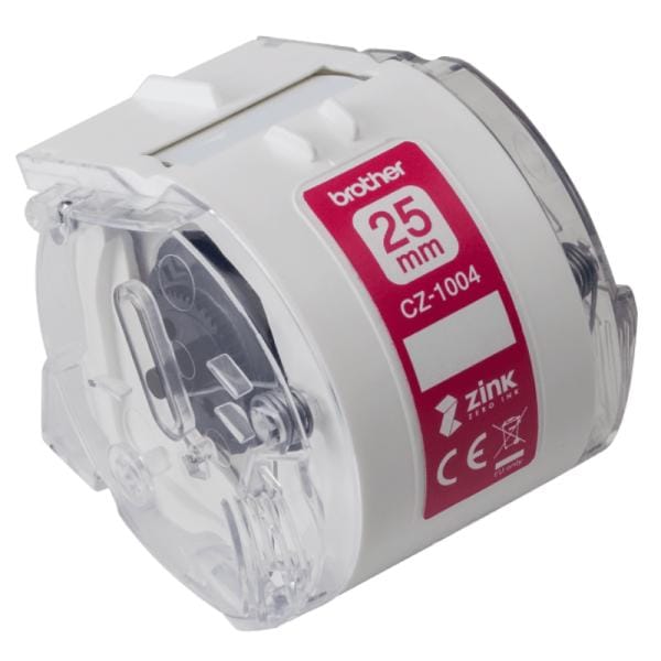 Etiquetas Continuo Brother CZ1004 25mm x 5m