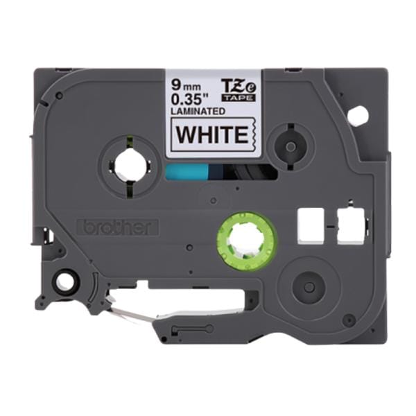Cinta Laminada Brother TZE221 9mm x 8m Blanco/Negro