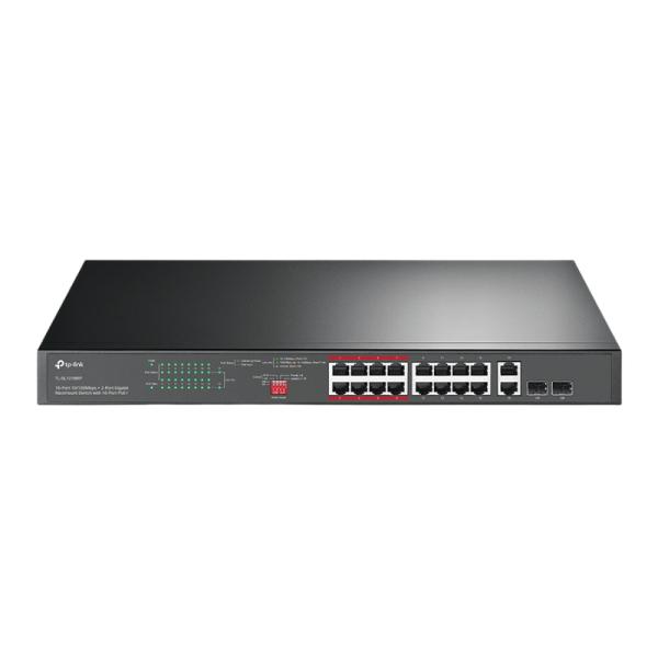 Switch TP-Link TL-SL1218MP 16 Puertos PoE+ Gigabit