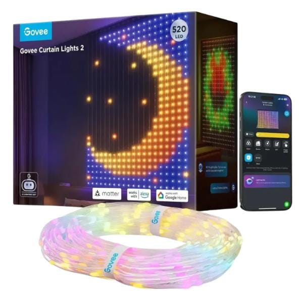 Cortina de Luces Inteligente GOVEE H70B3 1.5x2M RGB