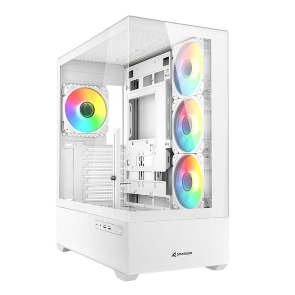 Case RGB Sharkoon AK6 Mid Tower 4 Ventiladores 120mm
