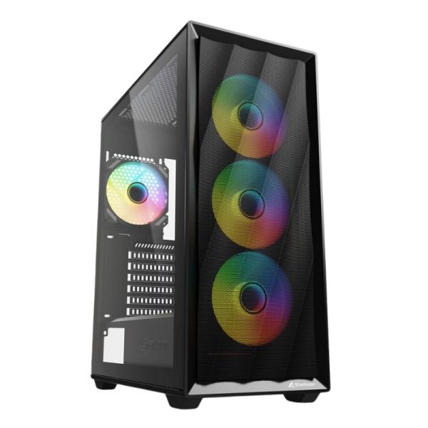 Case RGB Sharkoon VK4 Mid Tower – 4 Ventiladores 120mm