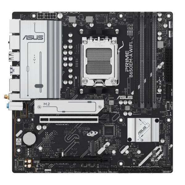 ASUS PRIME B650EM-A WiFi AM5 DDR5 MicroATX