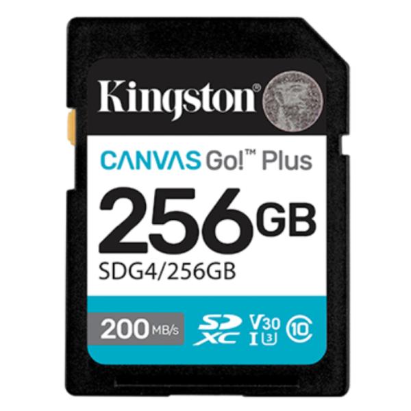 Kingston Canvas Go Plus 256GB – Tarjeta SD UHS-I V30