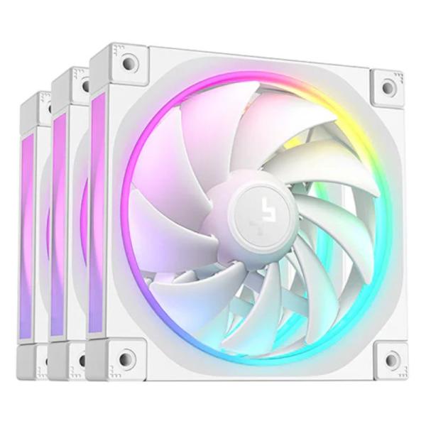 Abanico ARGB 120mm DeepCool FL12 Blanco RGB