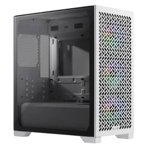 Case Mini Tower RGB Cooler Master Elite 302 Blanco