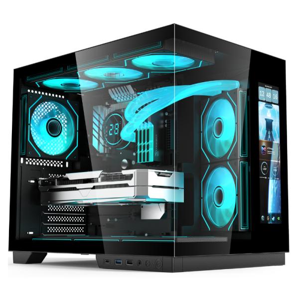 Case Gamer Mid Tower Eagle Warrior CG01 Vidrio Negro