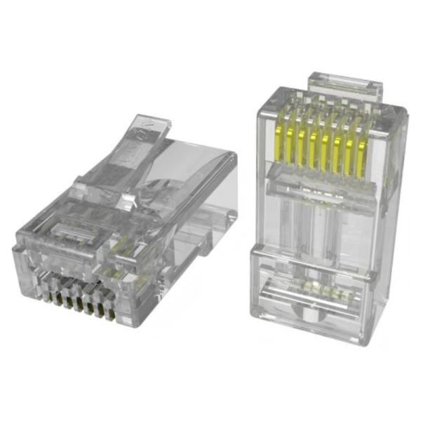 Conector RJ45 CAT6A Hikvision DS-1M6AUA 8 Pines