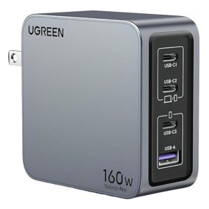 cargador rápido 160W 4 puertos