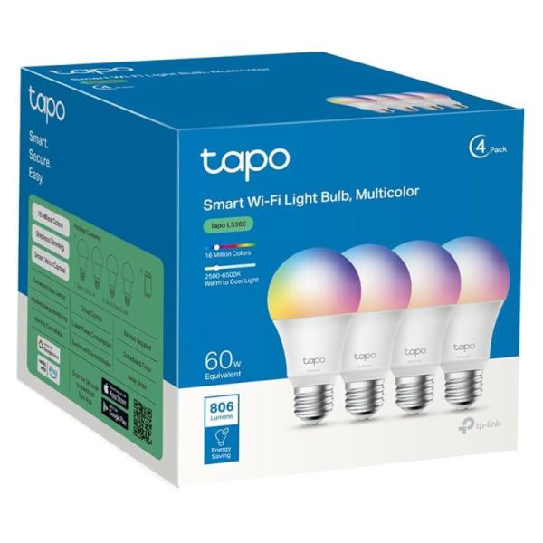 Bombillo Inteligente TP-Link Tapo L530E 4-Pack WiFi
