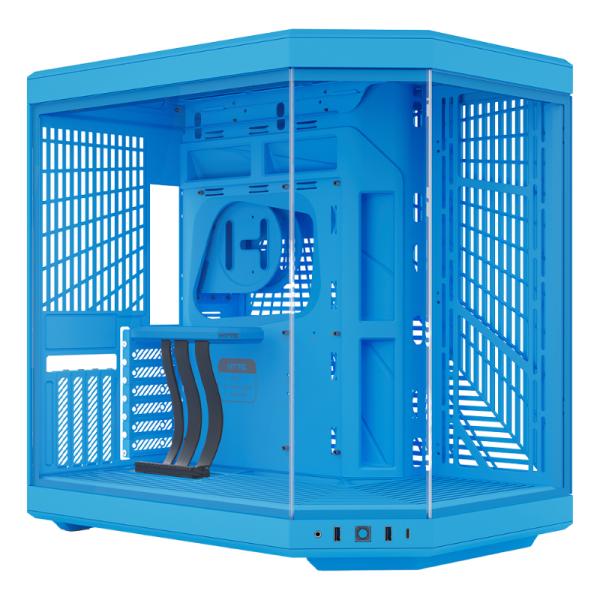 HYTE Y70 Case Gaming Mid Tower Vidrio Templado Azul