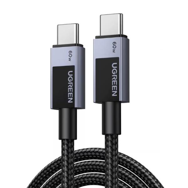 Cable USB-C PD 3A UGREEN L524 2M Gris