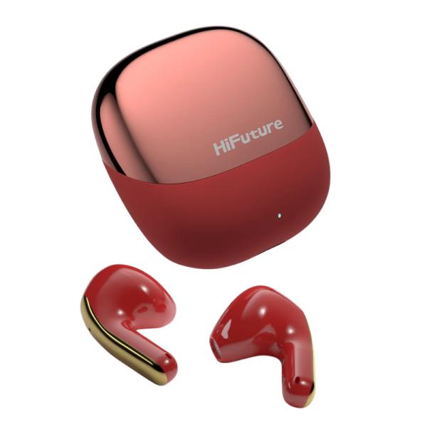 HiFuture ChromeBuds – Audífonos Bluetooth 5.4 Rojo