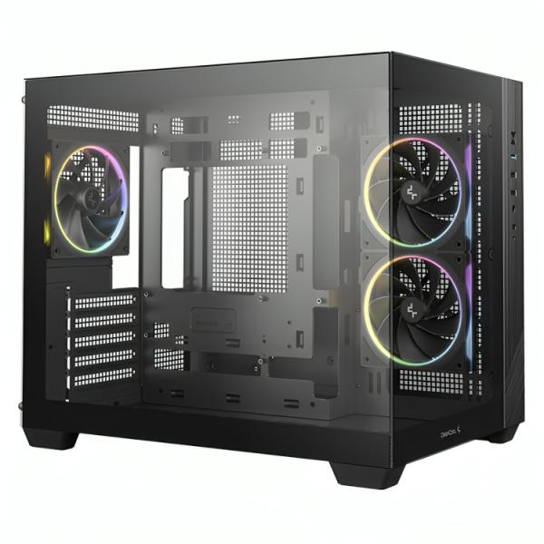 DEEPCOOL CG330 Case Mid Tower Negro 3 Ventiladores ARGB