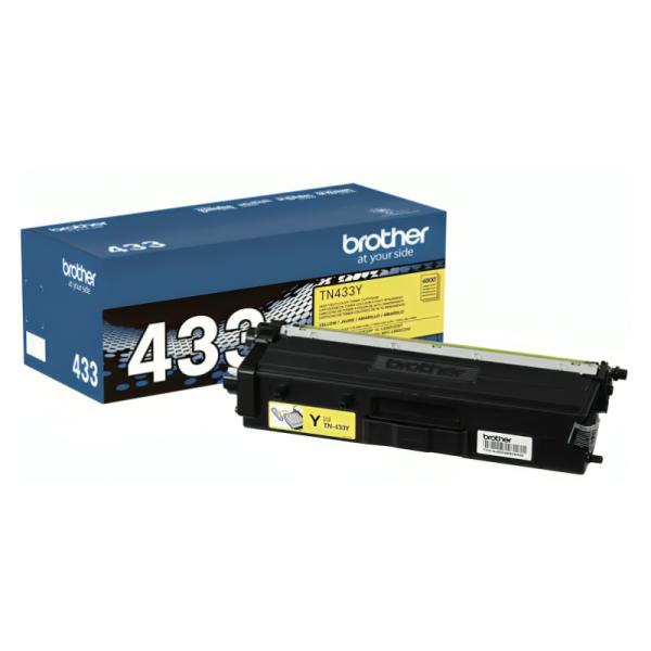 Toner Brother TN433Y Amarillo – 4.000 Páginas