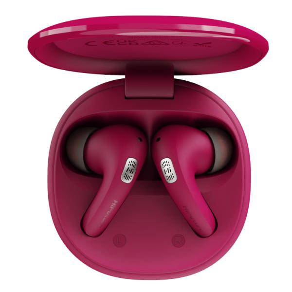 Audífonos Bluetooth AI HIFUTURE FLYBUDS4 Rosa