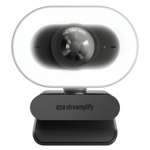 Cámara Web 1080p StreamPlify USB-A 60fps Negro