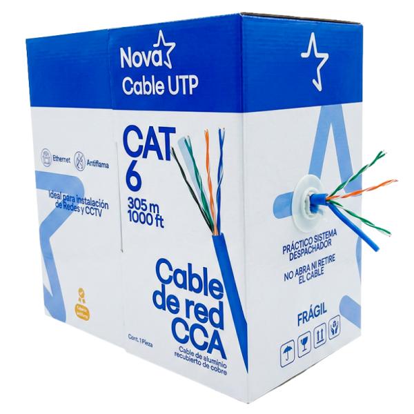 Cable UTP CAT6 NOVA 305M PVC