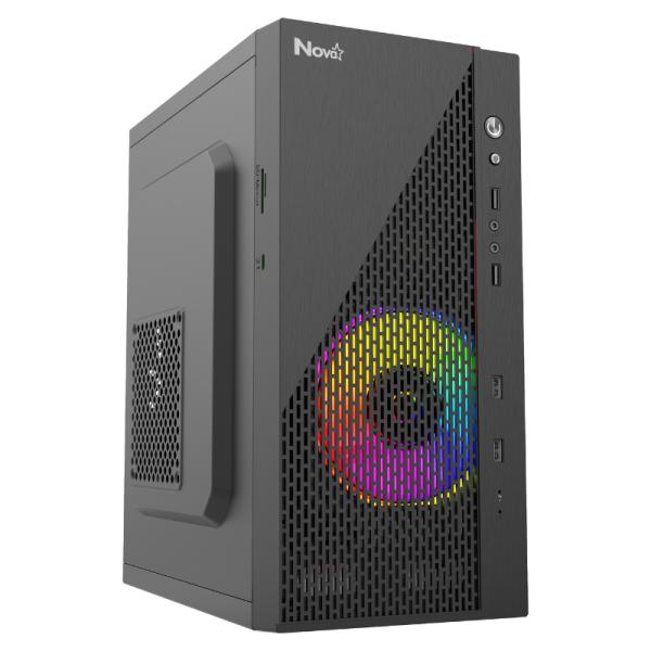 Case Mini Tower Micro ATX NOVA CM01H1RA001 Negro