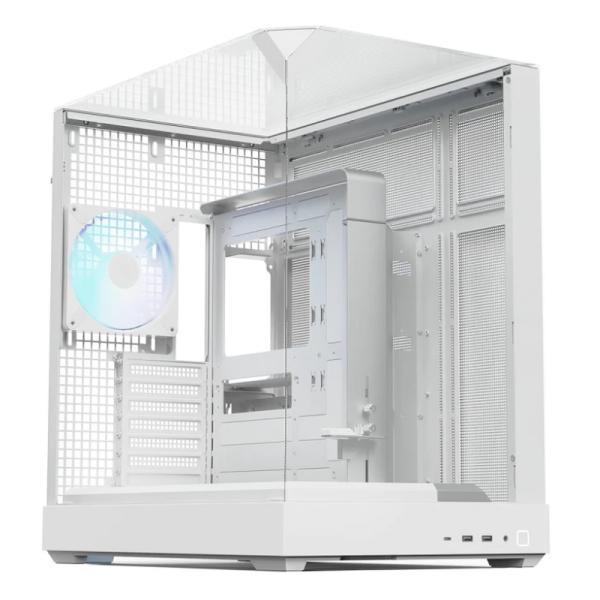 Case Mid Tower ATX APNX V2-F-WT Vidrio Templado