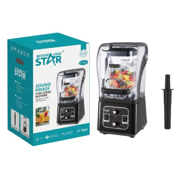 Licuadora Insonorizada Winning Star 1600W Negro
