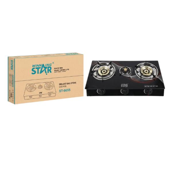 Estufa de Gas de Mesa 3 Quemadores Winning Star