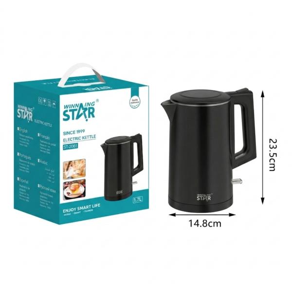 Hervidor Eléctrico Winning Star ST-2061 1000W 1.7L