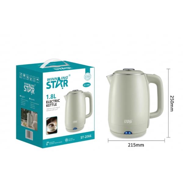 Hervidor Eléctrico Winning Star ST-2066 1.8L 1000W
