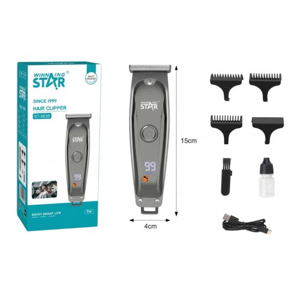 Cortadora de Cabello Winning Star ST-5638 USB-C
