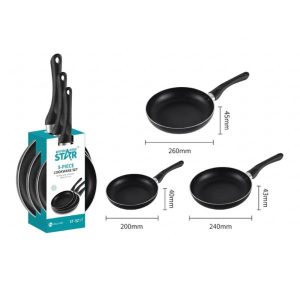 set sartenes aluminio