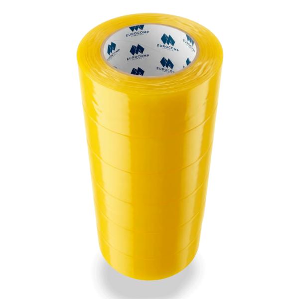 Cinta de Embalaje 48mm x 164.5m Amarilla Pack 6