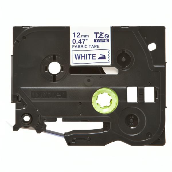 Cinta Brother TZe FA3G 12mm Azul Blanco Tela