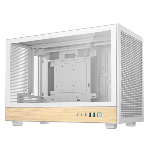 DEEPCOOL CH260 Case Mini Tower Madera Blanco