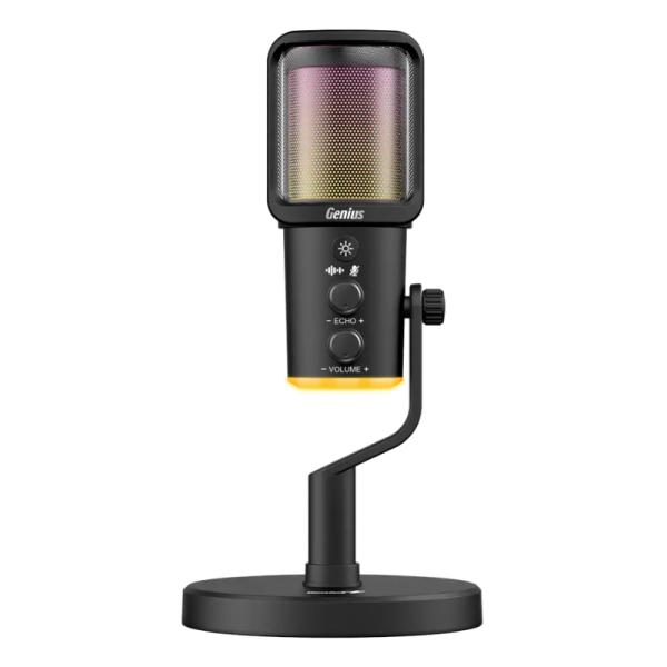 Micrófono USB Condensador Genius MIC-S400U Negro RGB